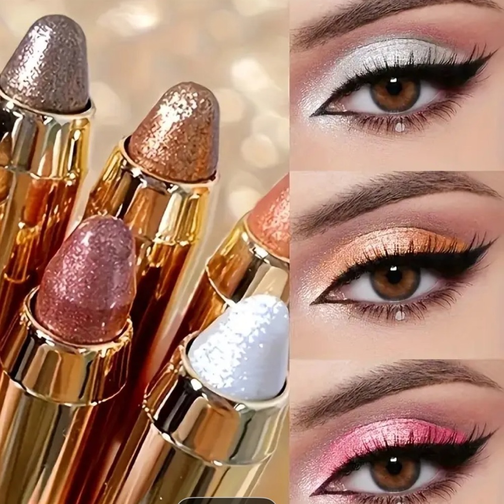 Shimmer Eyeshadow Stick Gift Set 5 Piece Set Double Ended Eyeshadow Sticks New